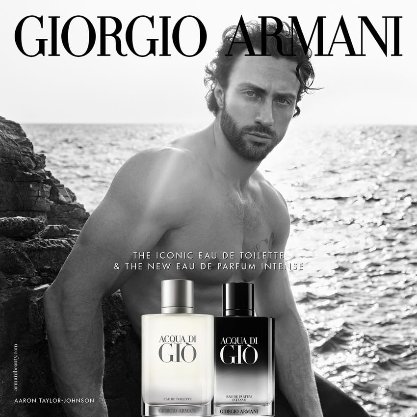 Armani Beauty - Acqua di Giò - Eau de Parfum Intense - Cologne for Men - Woody Fruity Fresh Men’s Fragrance