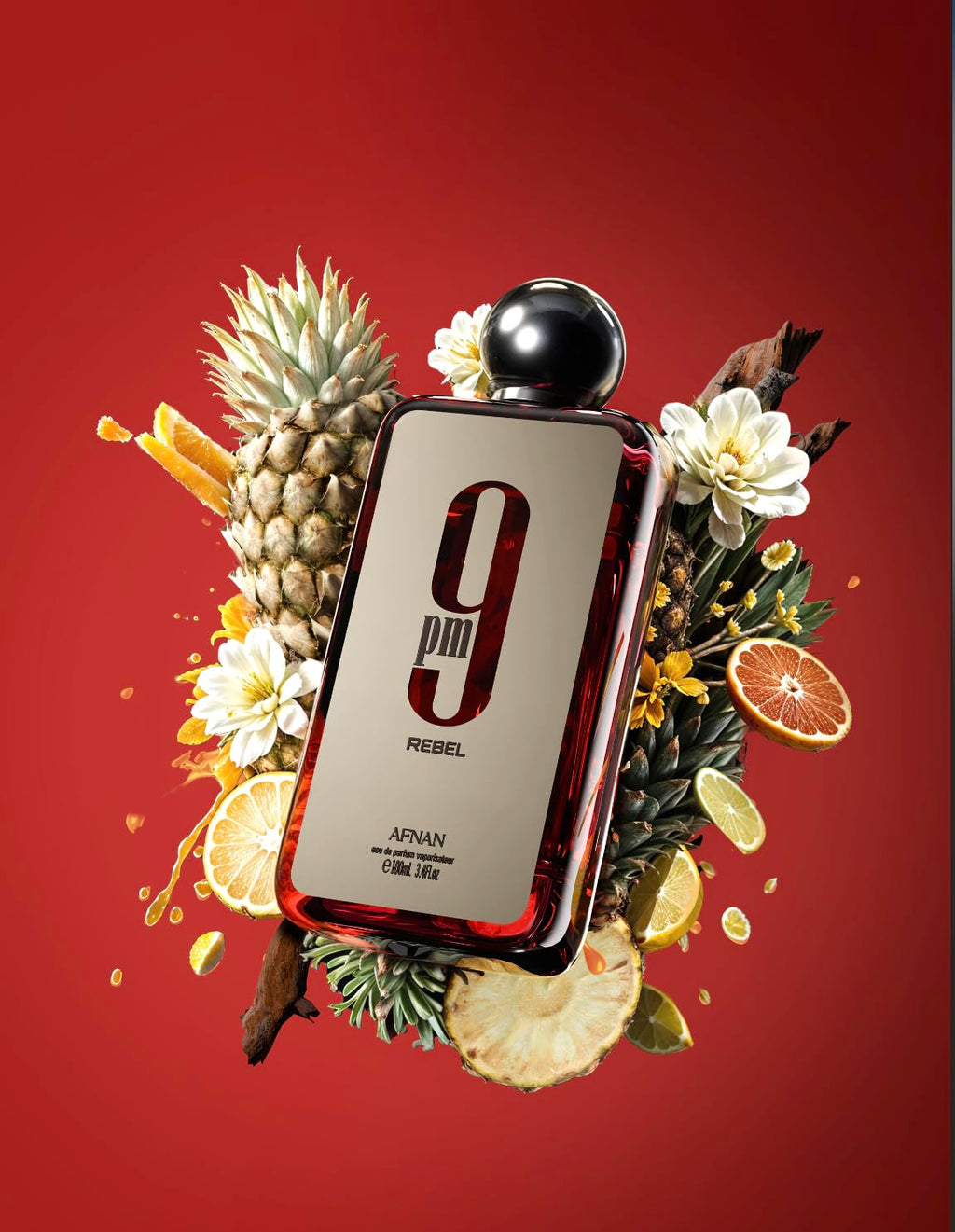 Afnan 9 PM Rebel Unisex Eau De Parfum, 3.4 Fl. Oz