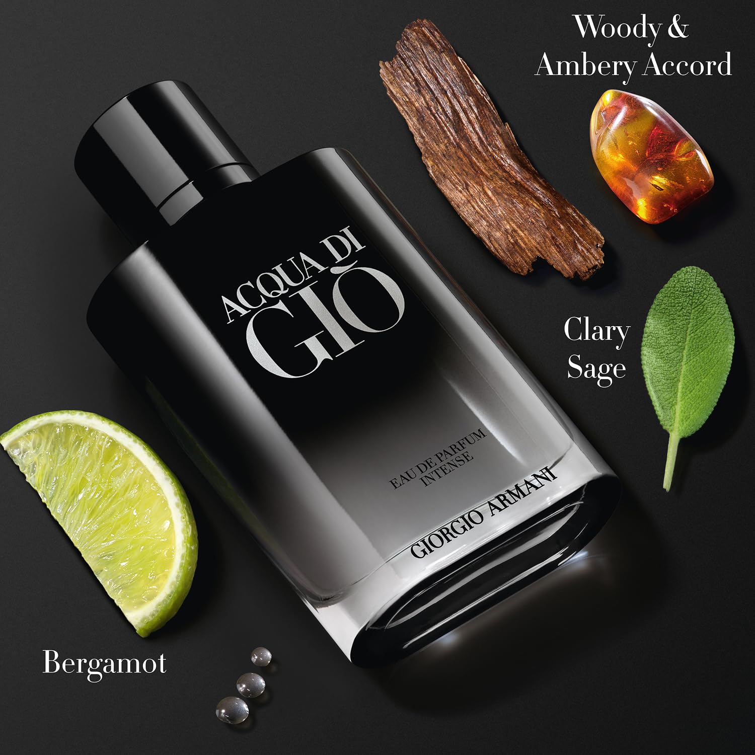 Armani Beauty - Acqua di Giò - Eau de Parfum Intense - Cologne for Men - Woody Fruity Fresh Men’s Fragrance
